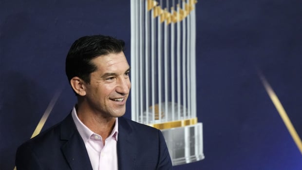 Mike Hazen during the 2024 World Series